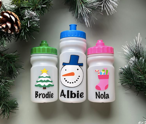 Christmas Water Bottles – ArtyFartyGifts