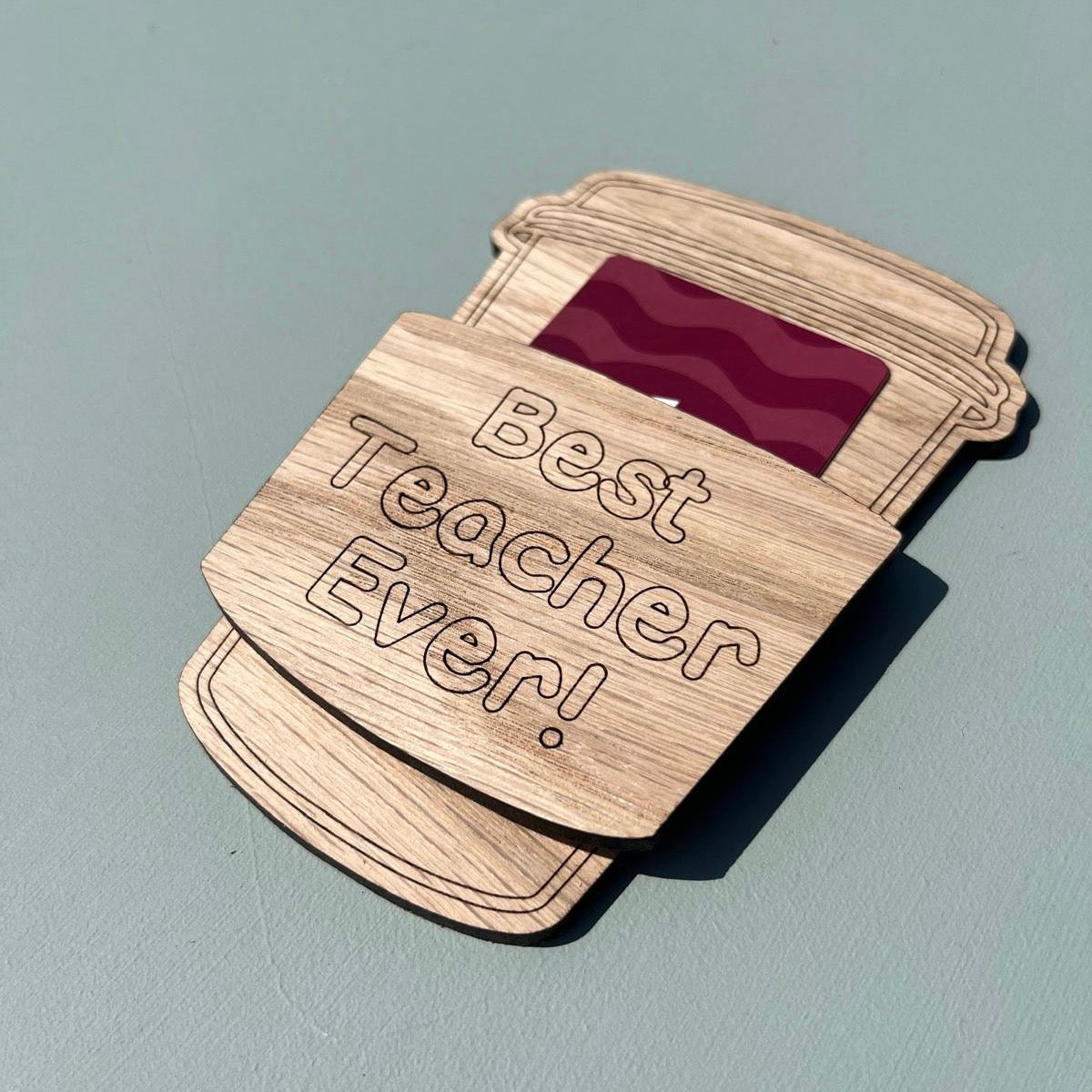 Personalised Gift Card Holder/ Teacher Gift