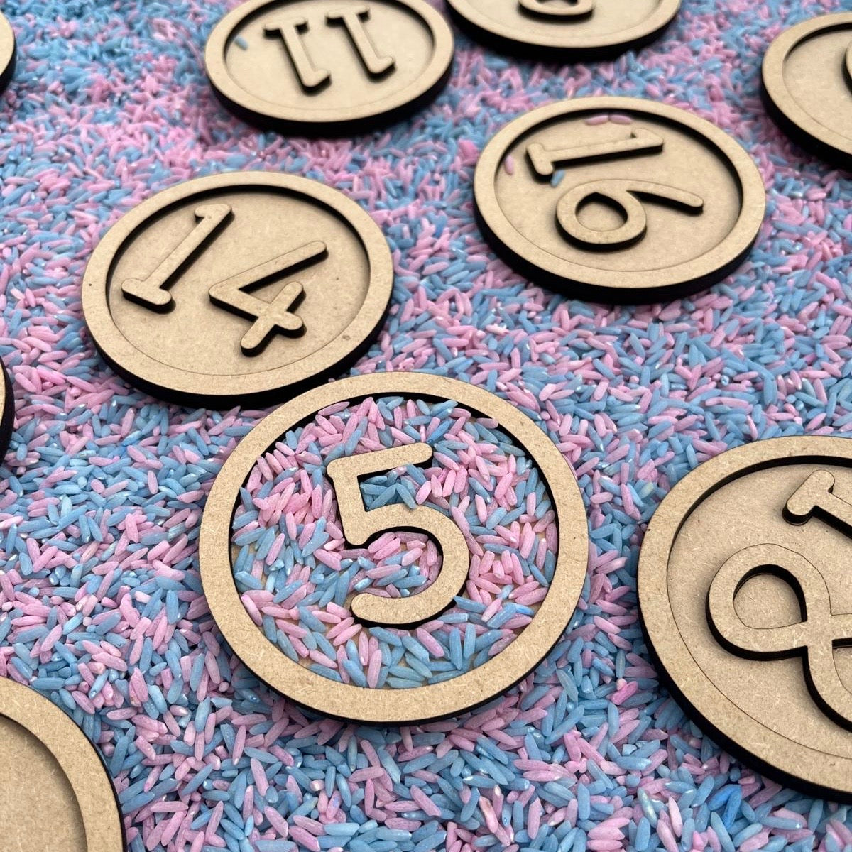 3D Alphabet/Number Disks