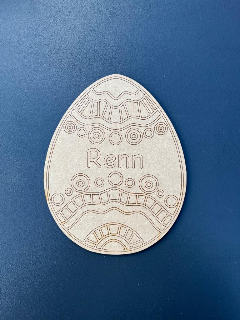 Personalised Easter Egg Blank