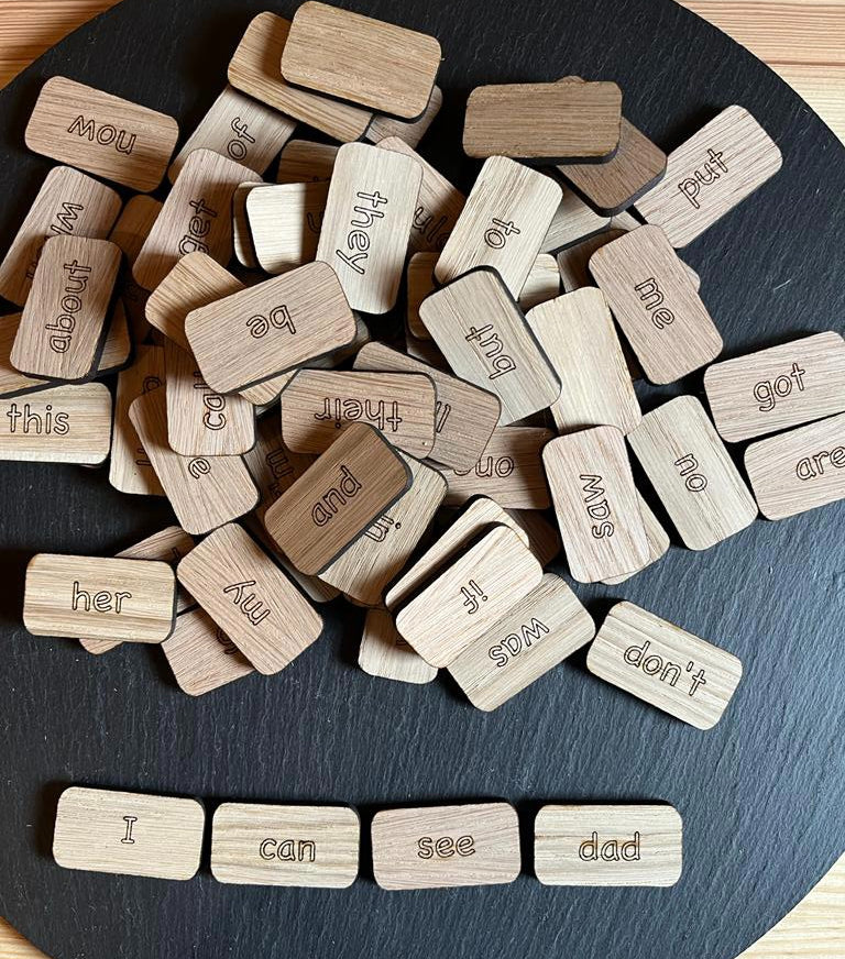 100 High Frequency Word Tiles