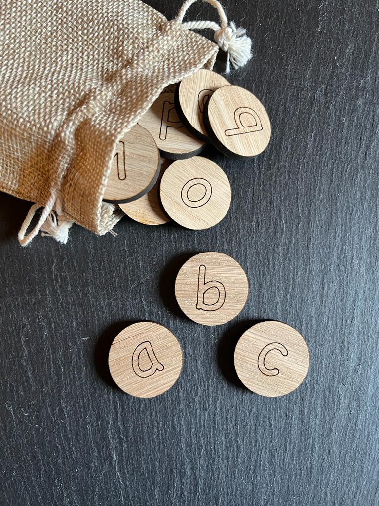 Lowercase Alphabet Coins