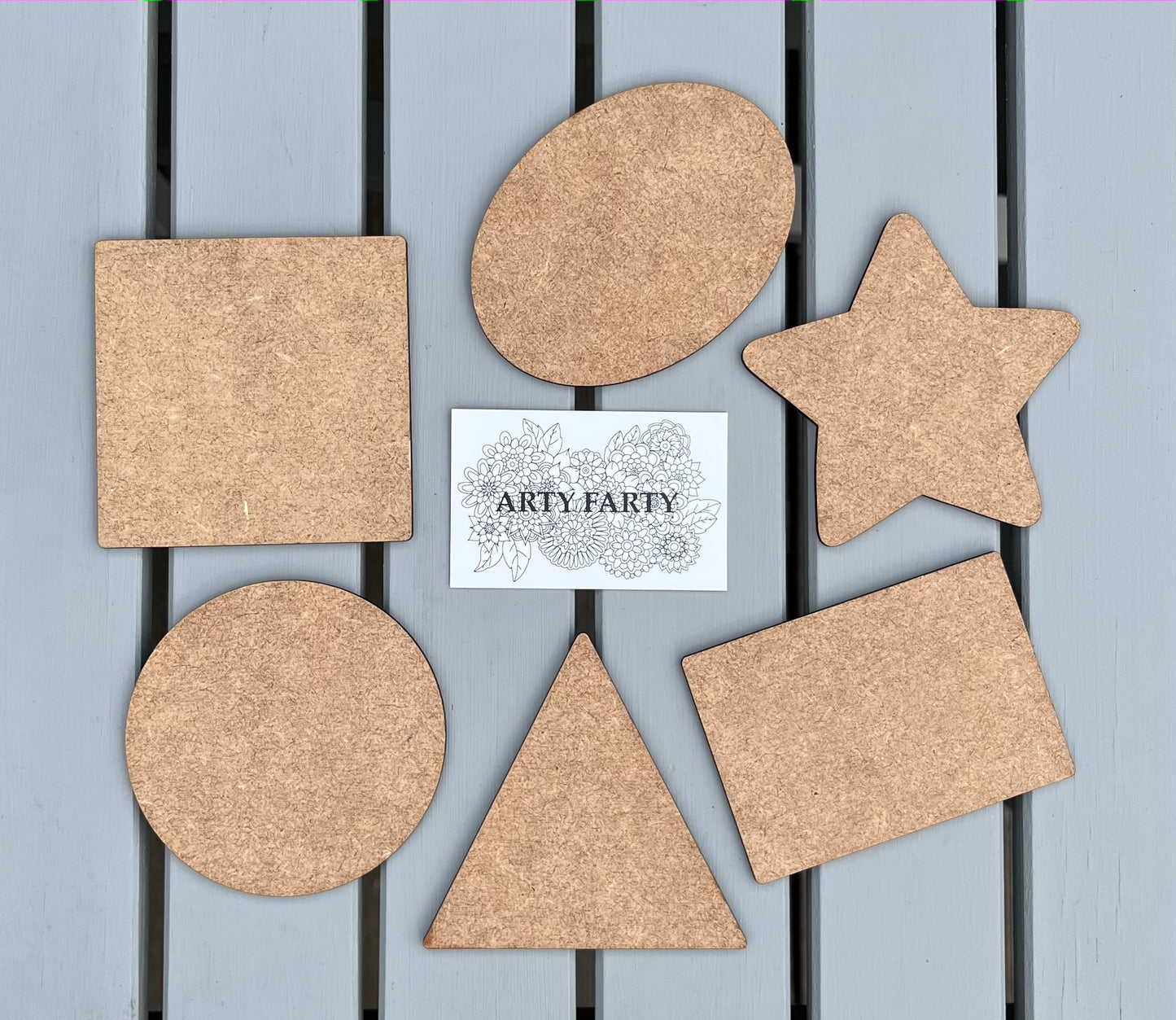MDF Shapes Blanks