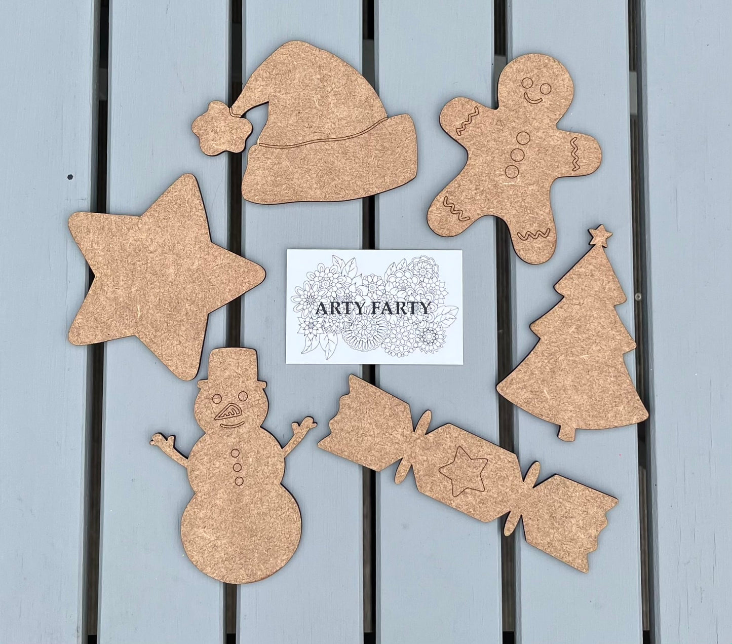 MDF Christmas Blanks