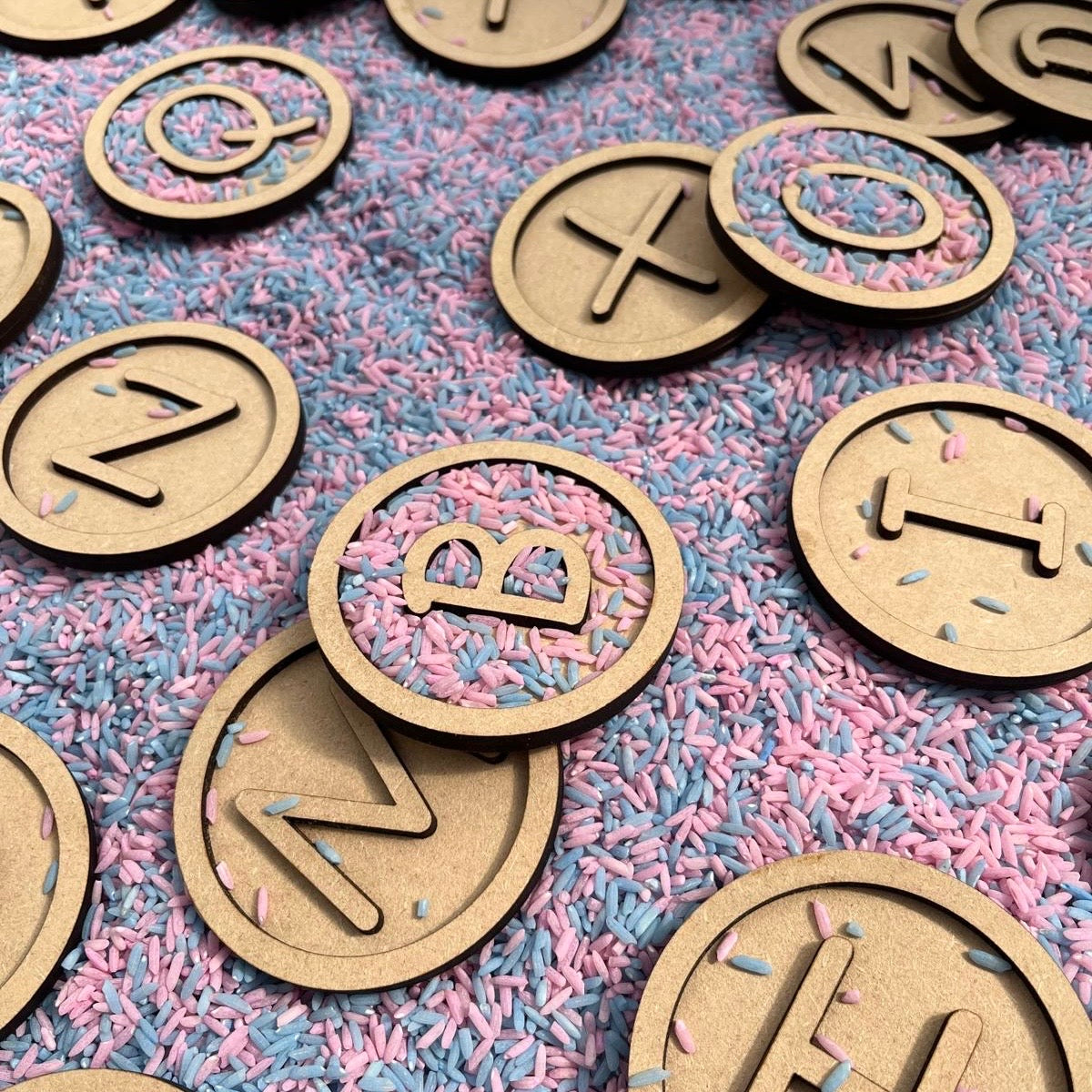 3D Alphabet/Number Disks
