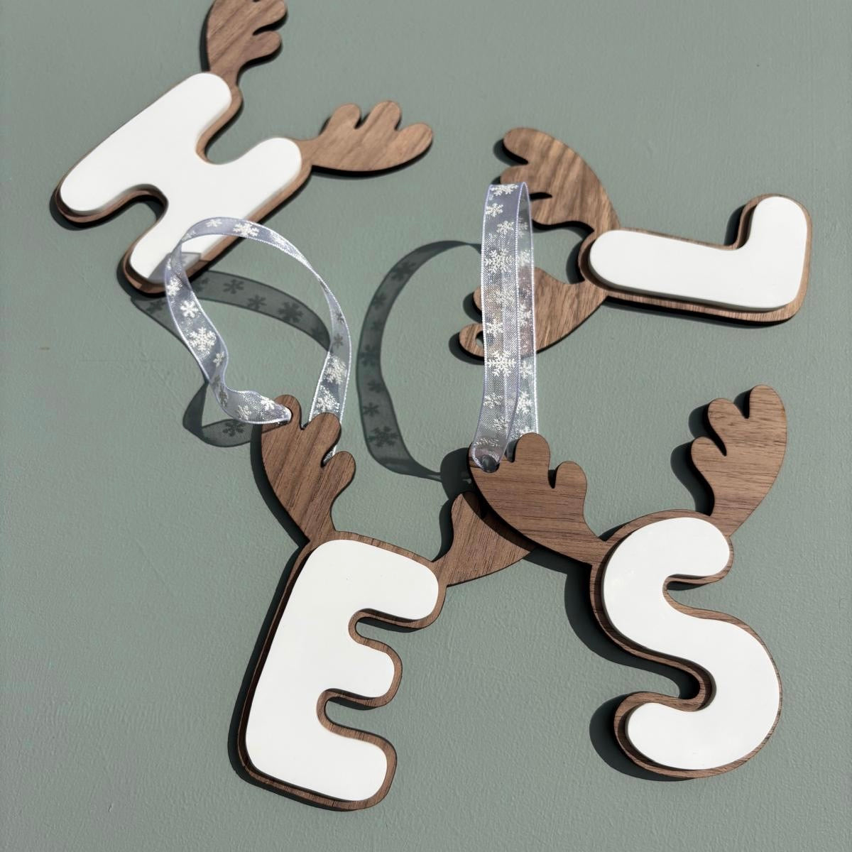 Alphabet Christmas Decorations
