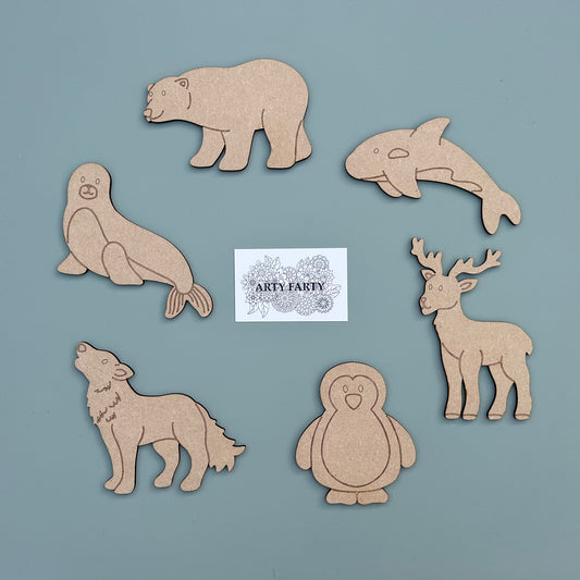 Arctic Animal Blanks