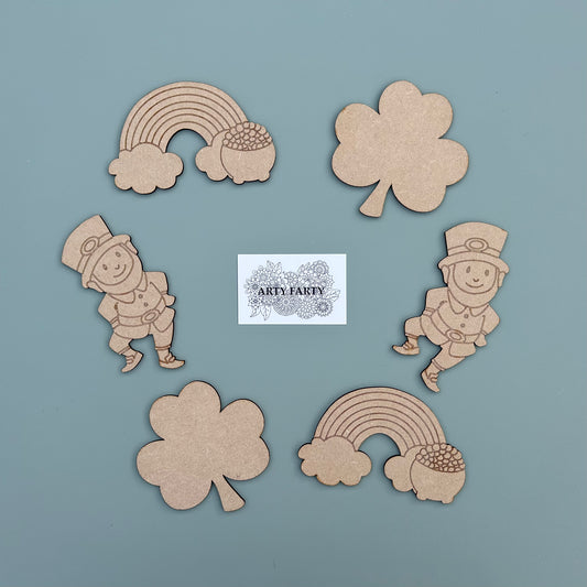 St Patrick's Day Blanks