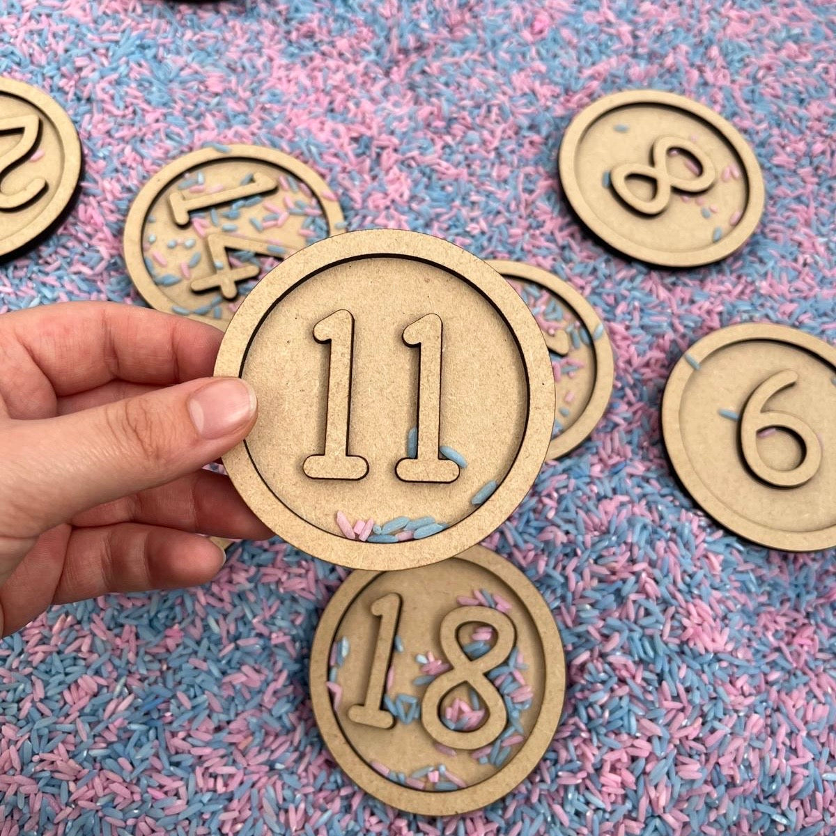 3D Alphabet/Number Disks