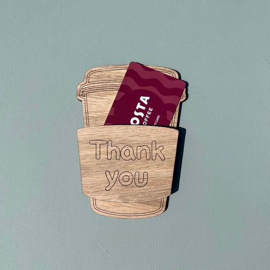 Personalised Gift Card Holder/ Teacher Gift