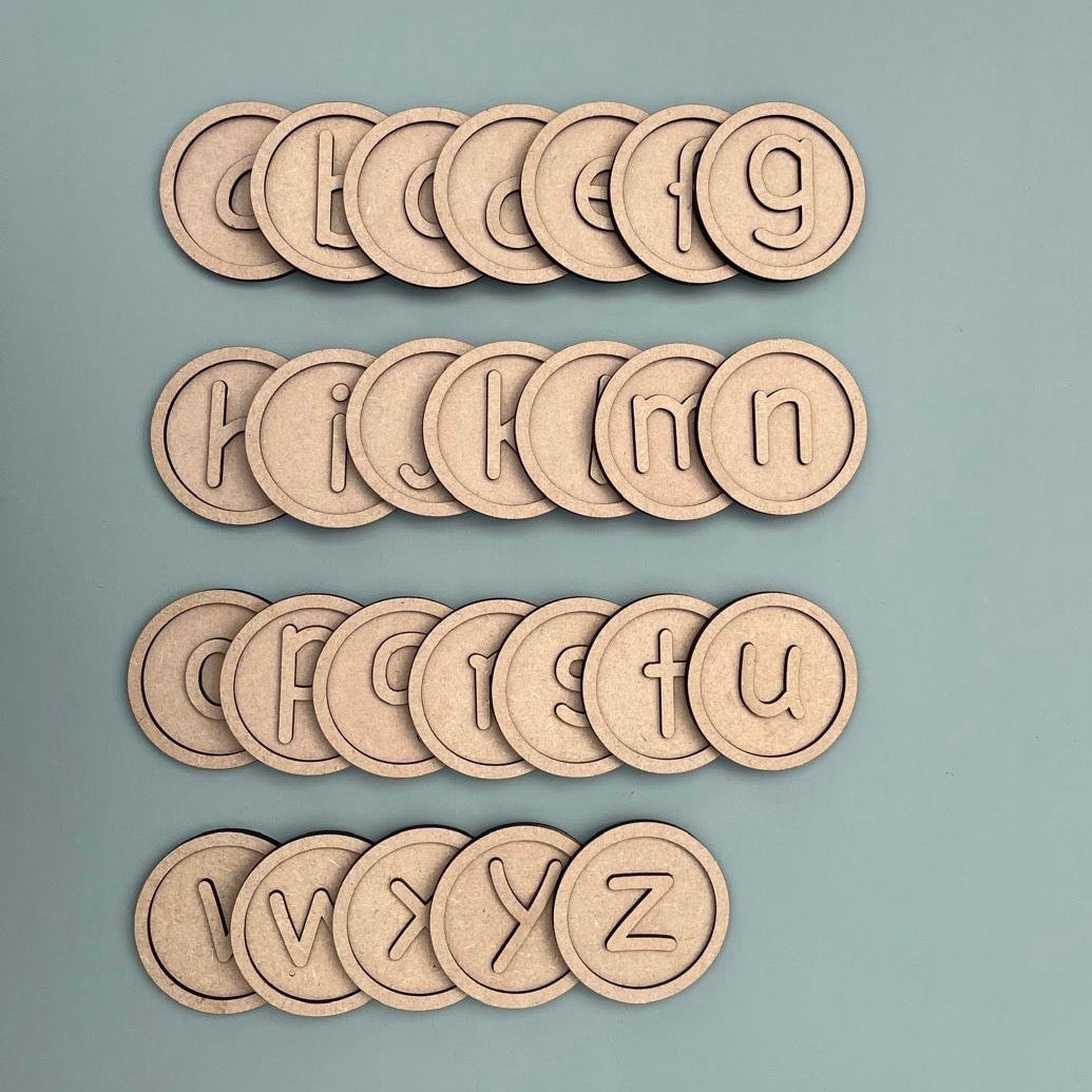 3D Alphabet/Number Disks