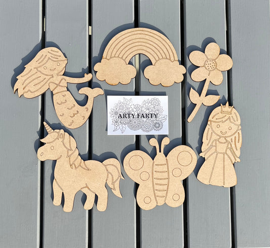 MDF Princess Blanks