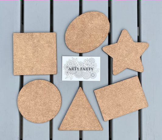 MDF Shapes Blanks