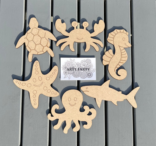 MDF Under the sea Blanks