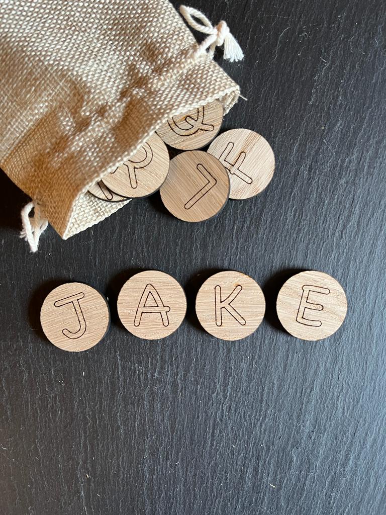 Uppercase Alphabet Coins