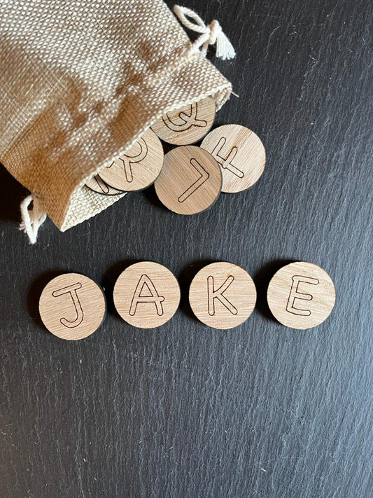 Uppercase Alphabet Coins